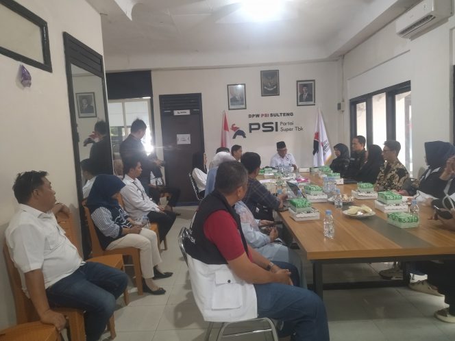 
 KPU dan Bawaslu Kunjungi DPW PSI Sulteng, Ini Yang Dibahas 
