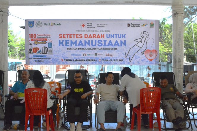 
 UDD PMI Kota Langsa Ikut Memperingati (HDDS) Hari Donor Darah Sedunia