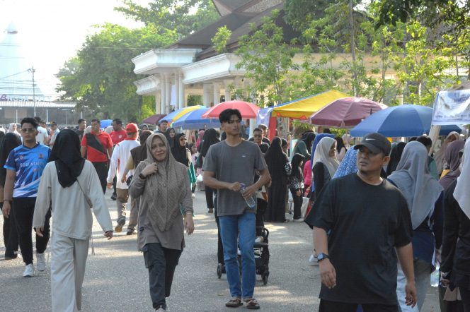 
 CFD Kota Langsa Kian Berwarna, Budaya, Kesehatan dan Aksi Kemanusiaan Menyatu di Lapangan Merdeka