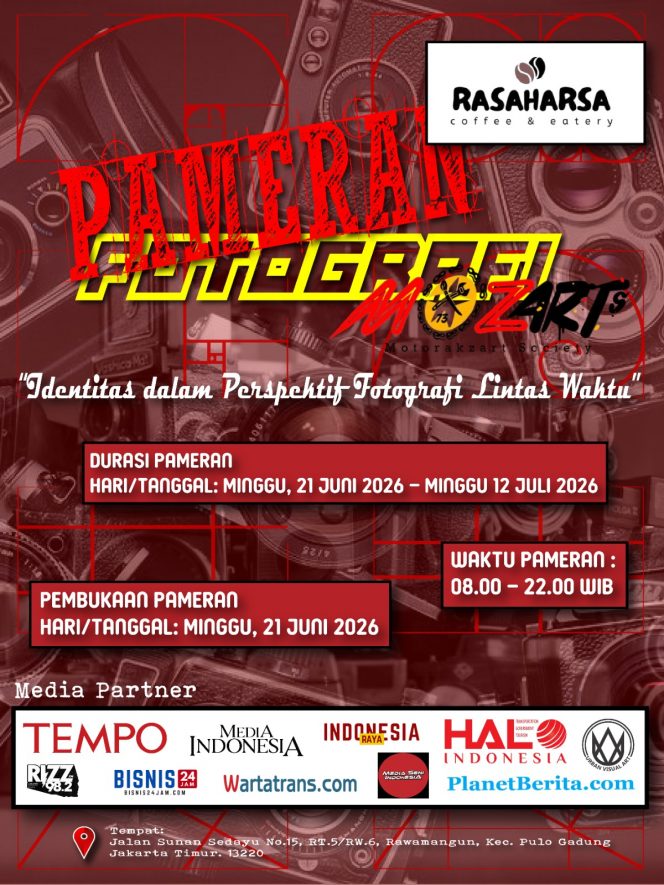 
 Pameran Fotografi Angkat Sejarah dan Peran Kamera dalam Merekam Peradaban