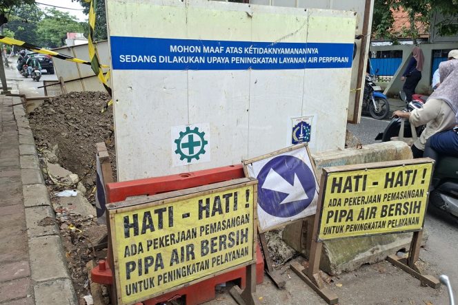 
 Pembangunan Pipa PAM Jaya Masif, Pasokan Air Di Jakarta Masih Defisit