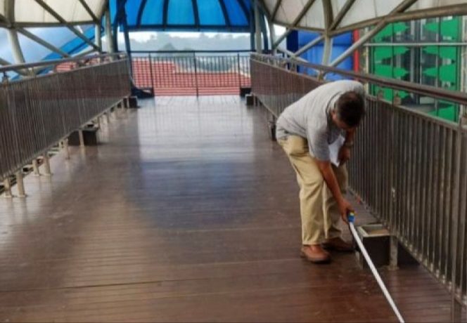
 Pramono Minta Pelaku Vandalisme JPO Lenteng Agung Di-blacklist Naik Transportasi Umum 