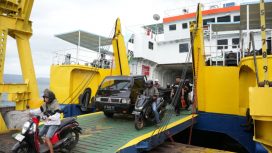 Suasana di Pelabuhan Penyeberangan (dok)
