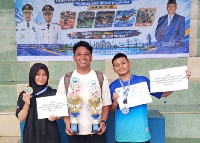 
 Disdik Kota Langsa Tetapkan Juara O2SN SMP 2026, 10 Siswa Siap Msju Ke Tingkat Provinsi