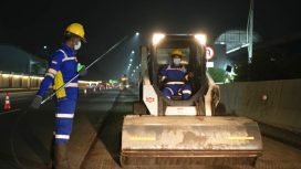 Perbaikan rutin jalan tol