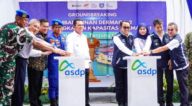 Ground Breaking pengembangan Pelabuhan Tanjung Uban