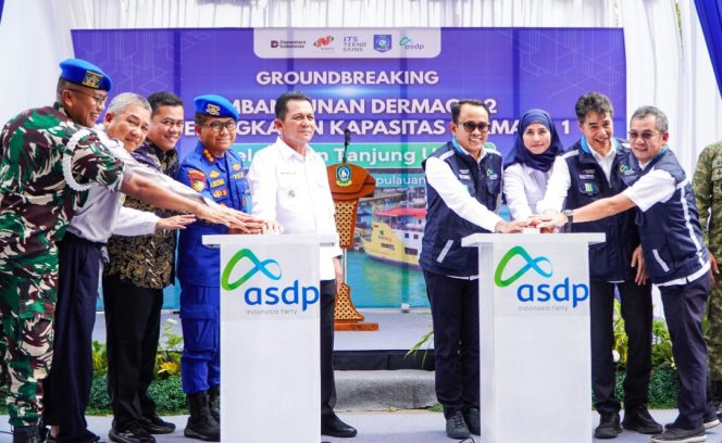 
 Ground Breaking pengembangan Pelabuhan Tanjung Uban