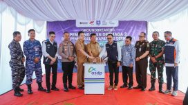 Grounbreaking dermaga II Pelabuhan Tanjung Kalian