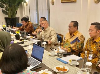 Menhub Dudy bersama jajaran Pejabat Eselon I