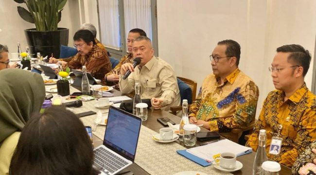 Menhub Dudy bersama jajaran Pejabat Eselon I