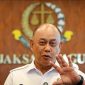 Kepala Badan Gizi Nasional (BGN) Dadan Hindayana menyampaikan keterangan kepada wartawan usai bertemu dengan Jaksa Agung ST Burhanuddin di Gedung Kejaksaan Agung, Jakarta, Selasa (17/3/2026). Foto: Aditya Pradana Putra/ANTARA FOTO