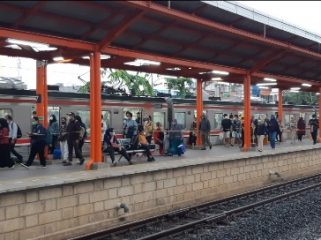 Penumpang KRL. (Ilustrasi)