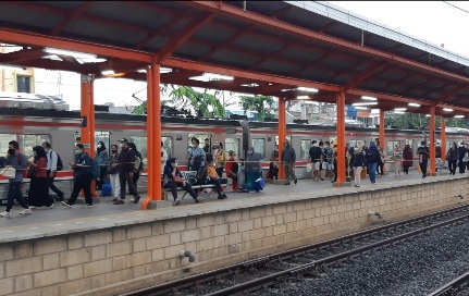 Penumpang KRL. (Ilustrasi)