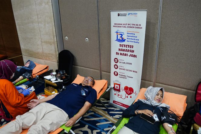 
 IPC TPK Peringati HUT ke-13 dengan Donor Darah, 128 Kantong Darah Terkumpul