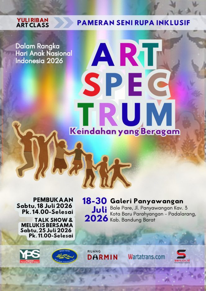 
 Yuli Riban Art Class Gelar Pameran Seni Rupa Perupa Disabilitas Sambut Hari Anak Nasional 2026