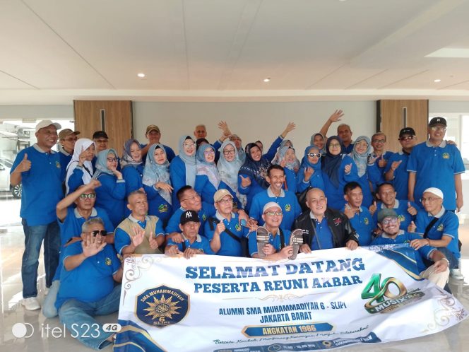 
 40 Tahun Berpisah, Alumni SMA Muhammadiyah 6 Slipi Angkatan 1986 Perkuat Silaturahmi dan Gagas Aksi Sosial