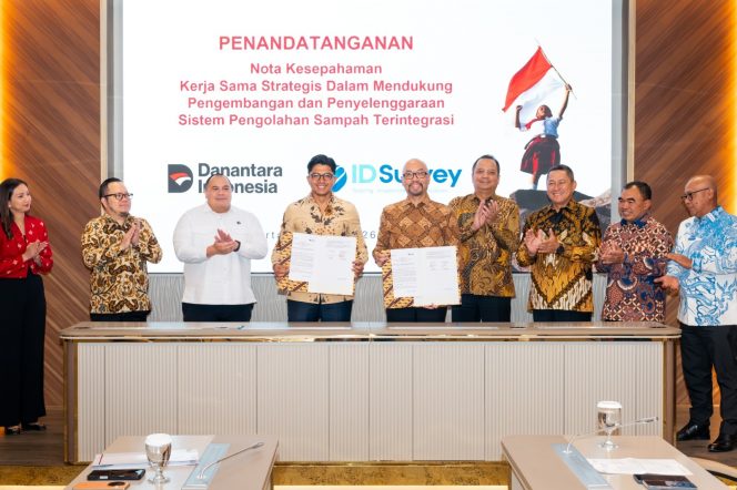 
 IDSurvey dan Danantara Investment Management Jalin Kerja Sama Strategis Dukung Pengembangan Sistem Pengolahan Sampah Terintegrasi