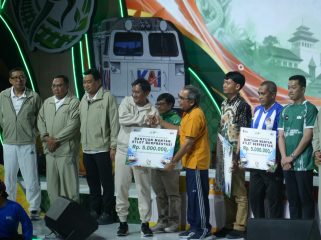 Sebanyak 1.674 atlet dan peserta seni dari 17 kontingen mengikuti sembilan cabang olahraga dan dua cabang seni; KAI menyerahkan santunan total Rp20 juta kepada empat mantan atlet.