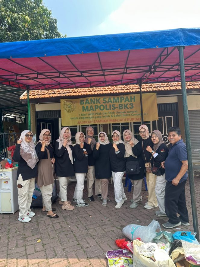 
 Bank Sampah Mapolis-BK3 Himpun Rata-rata 1 Ton Sampah Anorganik per Bulan, Warga Diajak Konsisten Pilah Sampah