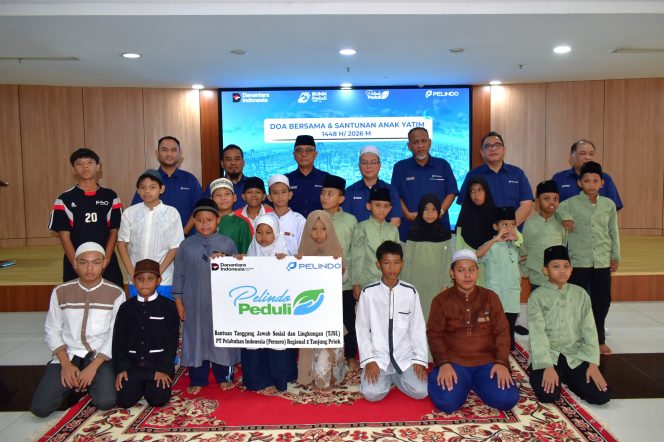 
 Pelindo Regional 2 Tanjung Priok dan Sunda Kelapa Gelar Doa Bersama serta Santunan Anak Yatim