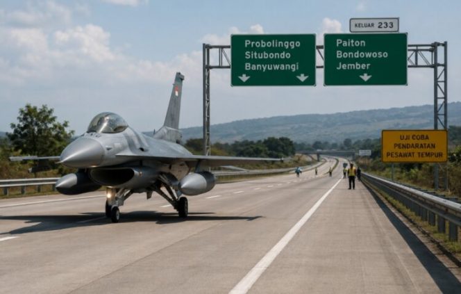 
 1 Pesawat Militer Kini Bisa Mendarat di Jalan Tol, Ini Ruas Baru yang Disiapkan Pemerintah