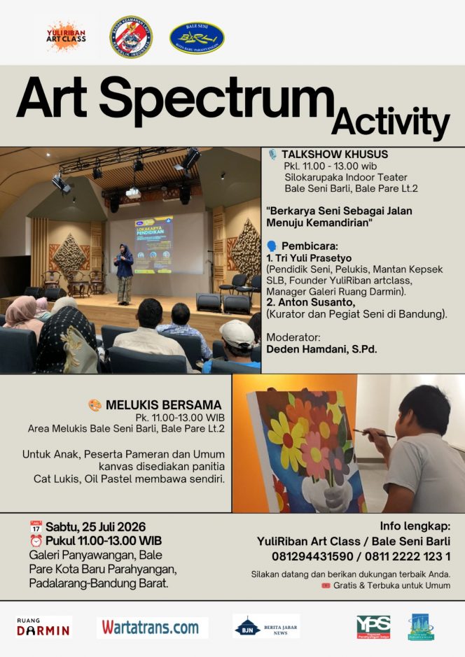 
 Art Spectrum Activity Hadirkan Talkshow dan Melukis Bersama