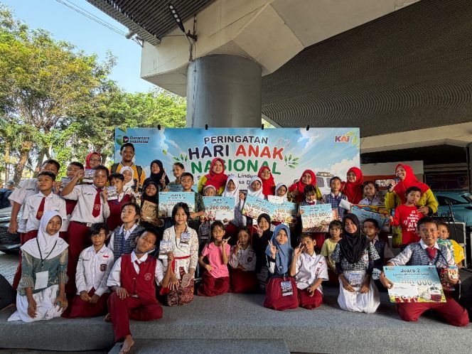 
 Hari Anak Nasional 2026, KAI Daop 1 Hadirkan Lomba Kreatif dan Edukasi Sains di Stasiun Gambir