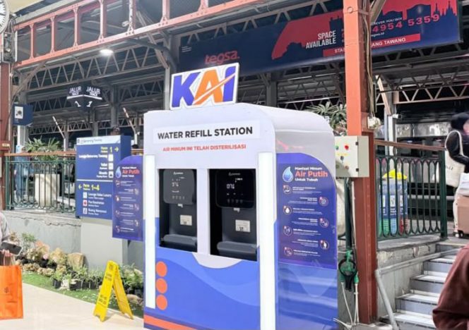 
 KAI Sediakan 124 Water Station Gratis di 58 Stasiun, Dukung Kebutuhan Penumpang dan Kurangi Sampah Plastik
