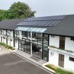 Penel solar di gedung KAI. (Ist)