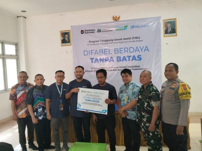 
 Pelindo Regional 2 Sunda Kelapa Perkuat Pemberdayaan Ekonomi Penyandang Disabilitas Melalui Program TJSL