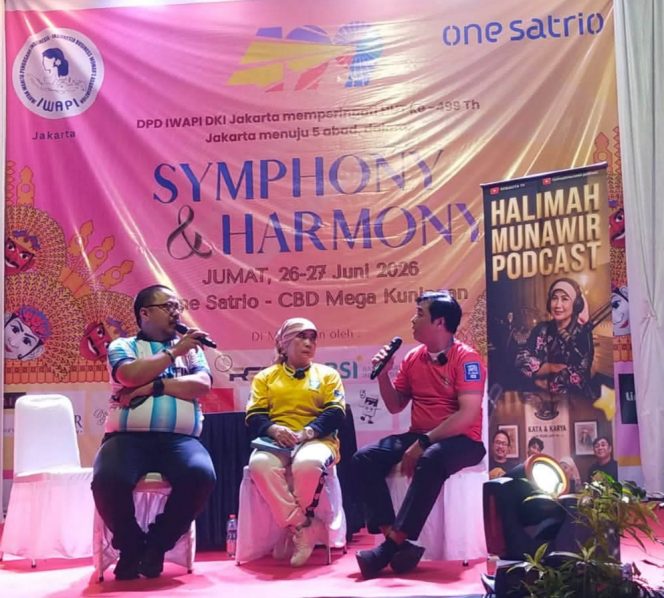 
 Halimah Munawir Podcast Roadshow Hadir di Symphony & Harmony IWAPI DKI Jakarta