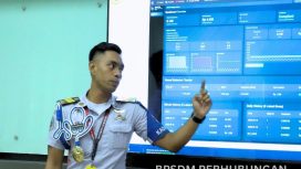 Salah satu taruna Poltekpel Surabaya