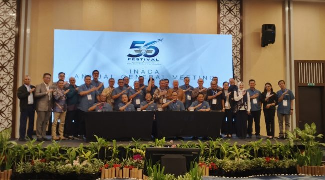 Pengurus  dan Anggota INACA usai RUA 2026