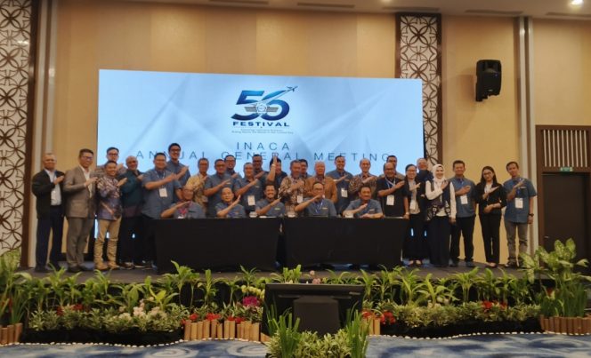 
 Pengurus  dan Anggota INACA usai RUA 2026