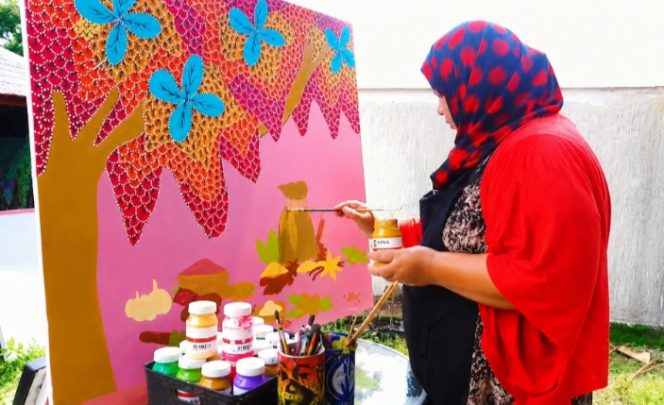 
 Anni Kholilah Gelar Pameran Tunggal Bersama Lima Seniman Undangan di Museum Aceh