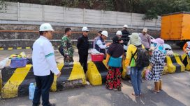 Suasnaa di pelabuhan penyeberangan