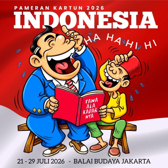 
 30 Kartunis Ramaikan Pameran “INDONESIA HA HA HI HI 2026” di Balai Budaya Jakarta