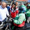 Menhub Dudy dan CEO Grab Neneng sapa mitra pengemudi