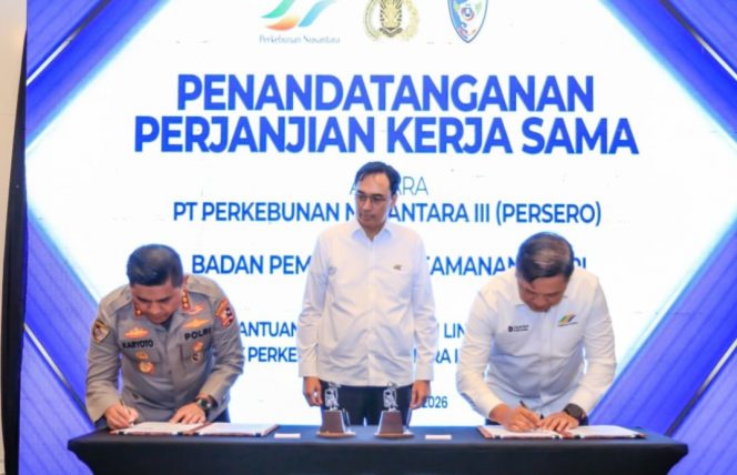 
 Kerja sama PTPN III dan Baharkam Polri