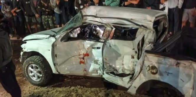 
 Kecelakaan Mitsubishi Triton Terseret KA Gajayana di Bekasi, Pengemudi Tewas Terjepit