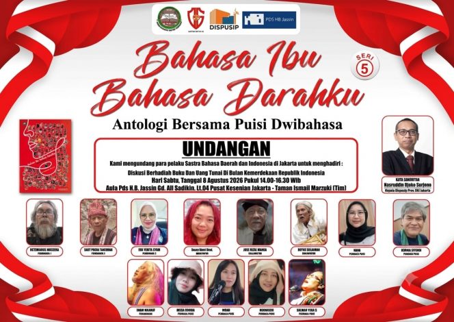 
 Salman Yoga Akan Baca Puisi Bahasa Gayo pada Peluncuran Antologi “Bahasa Ibu, Bahasa Darahku” di TIM Jakarta