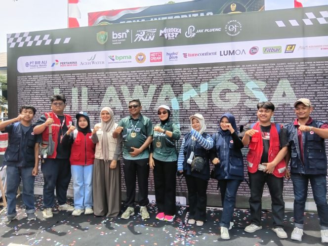 
 KSR UIN Sultanah Nahrasiyah dan BFLF Lhokseumawe Tunjukkan Peran Kemanusiaan di Lilawangsa Run 2026