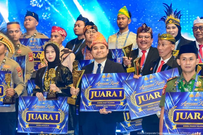 
 KAI Services Raih Juara 1 BUJP Teladan Polri Kategori Investasi Besar