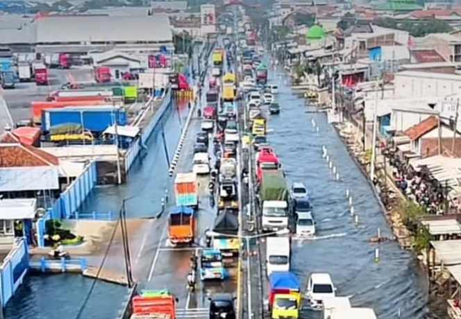 
 Semarang Terancam Rob Permanen, Tanahnya Amblas 12 Sentimeter Pertahun