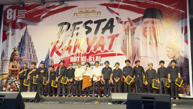 
 Di Istana Kepresidenan Yogyakarta IPEMAH LUTYO Tampilkan Didong Gayo dan Tari Guel Meriahkan Pesta Rakyat HUT RI ke-81