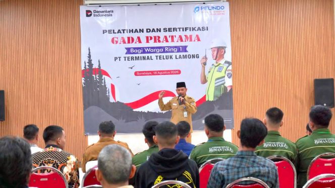 
 Terminal Teluk Lamong Bekali Warga Ring 1 dengan Kompetensi dan Sertifikasi Gada Pratama