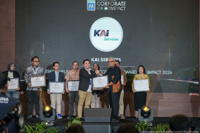 
 KAI Services Naik Kelas, Raih Corporate Entrepreneurial Marketing Award 2026