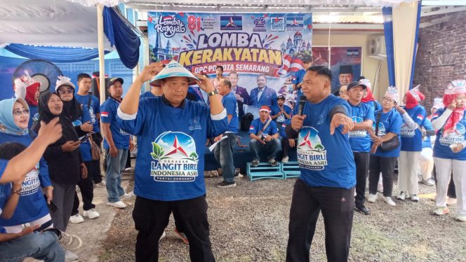 
 Dipimpin Wahyoe Winarto, DPC Partai Demokrat Semarang Sukses Adakan Lomba Kerakyatan