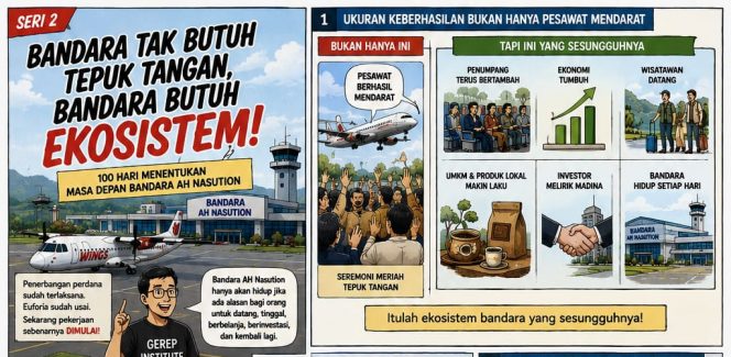 
 Semua Boleh Tepuk Tangan, Tapi Bandara Butuh Ekosistem