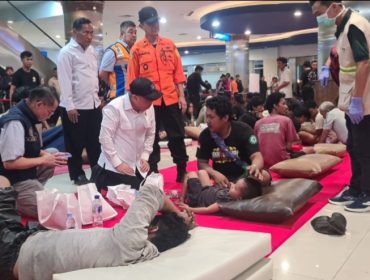 Menhub Dudy sapa korban musibah kecelakaan kapal